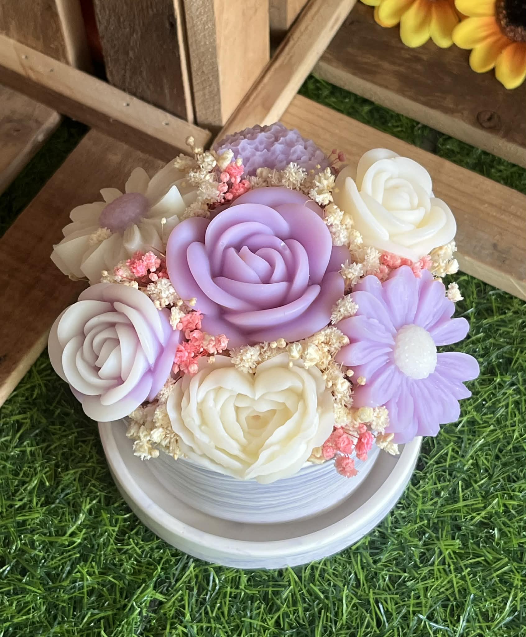 Gros bouquet mauve